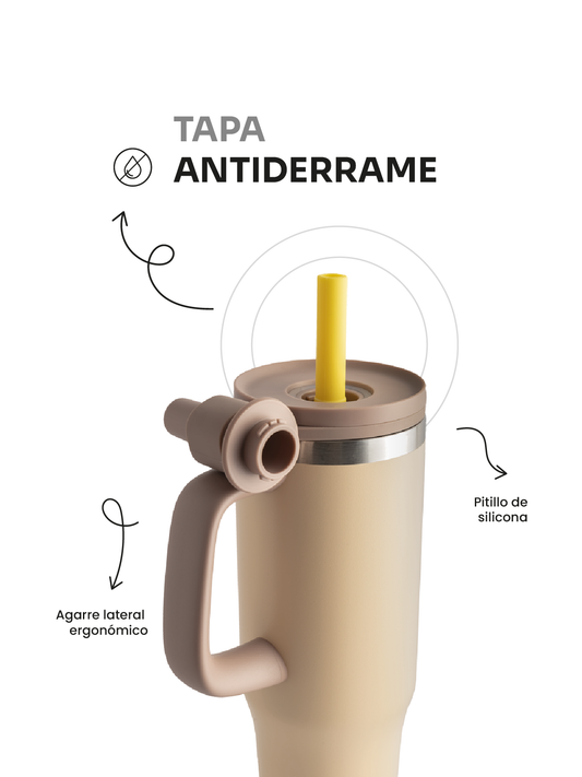 Termo PENGY CUP 1.2 Lts con Tapa Antiderrame