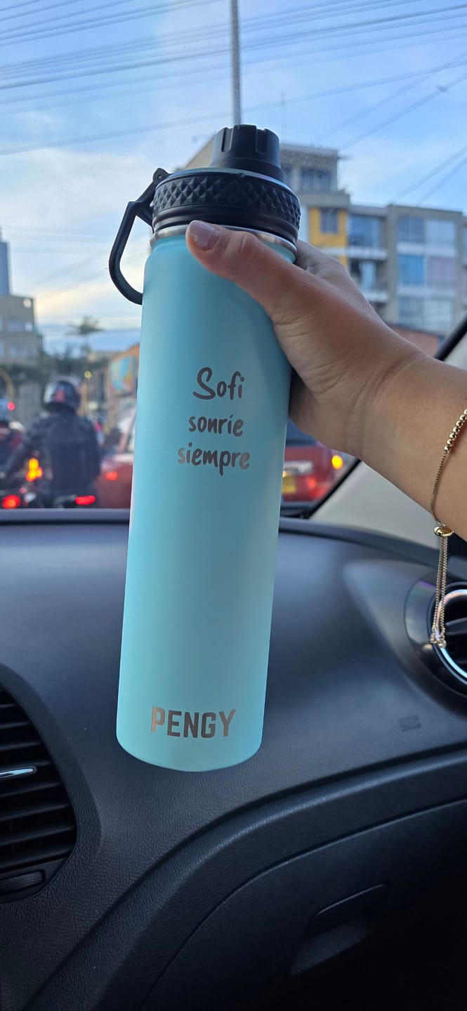 Termo Pengy PRO en Acero Inoxidable PERSONALIZADO - Frío 24hs / Calor 12hs