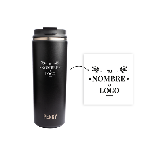PENGY Coffee Mug 480 Mls PERSONALIZADO - Termo Para Café
