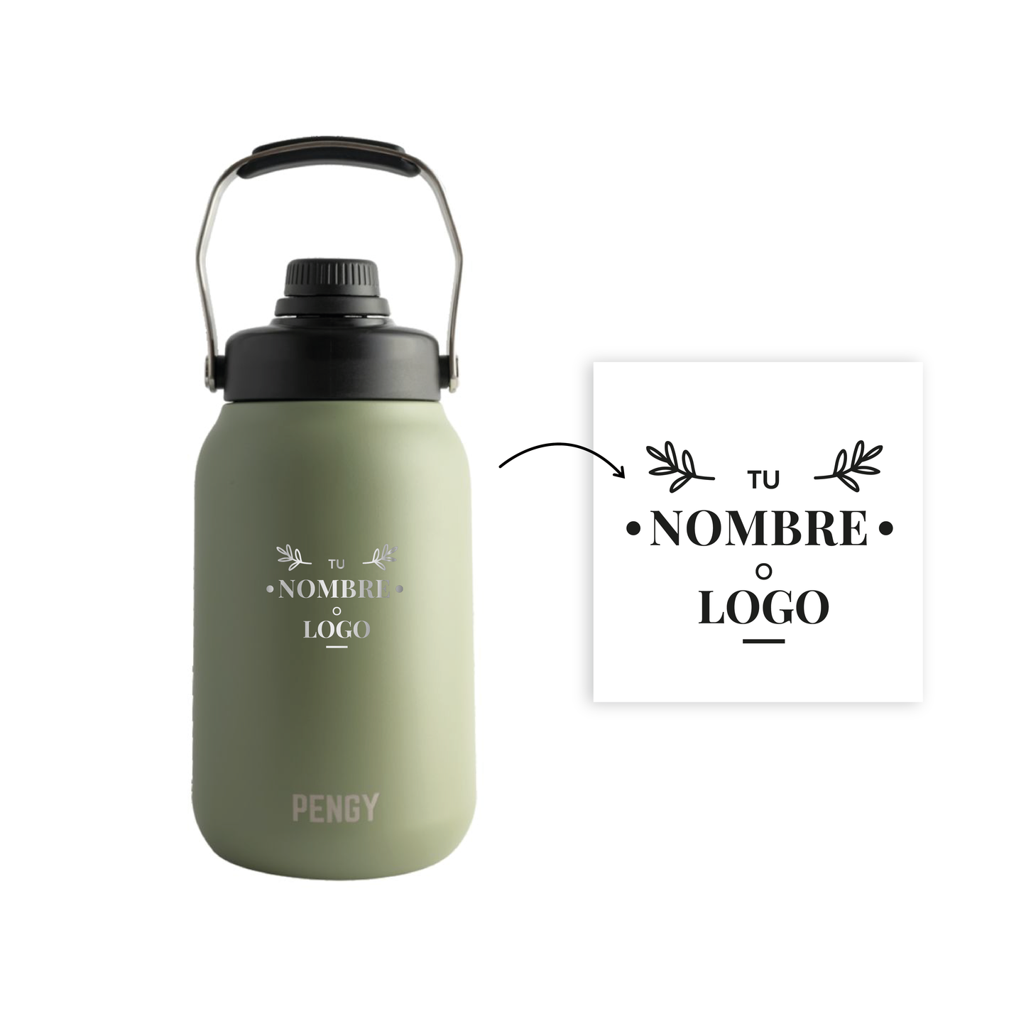 Termo PENGY PRO 2 Litros - PERSONALIZADO