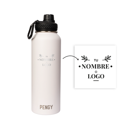 Termo Pengy PRO en Acero Inoxidable PERSONALIZADO  - Frío 24hs / Calor 12hs