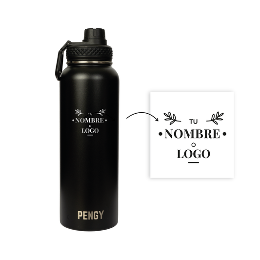 Termo Pengy PRO en Acero Inoxidable PERSONALIZADO  - Frío 24hs / Calor 12hs