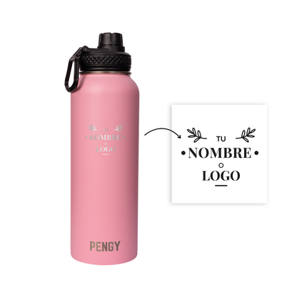 Termo Pengy PRO en Acero Inoxidable PERSONALIZADO  - Frío 24hs / Calor 12hs