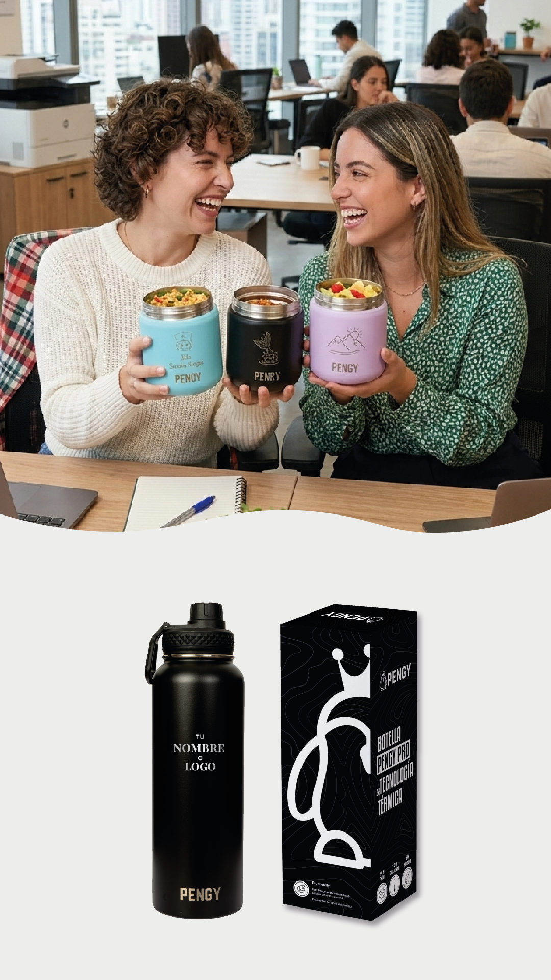 Termos personalizados pengy