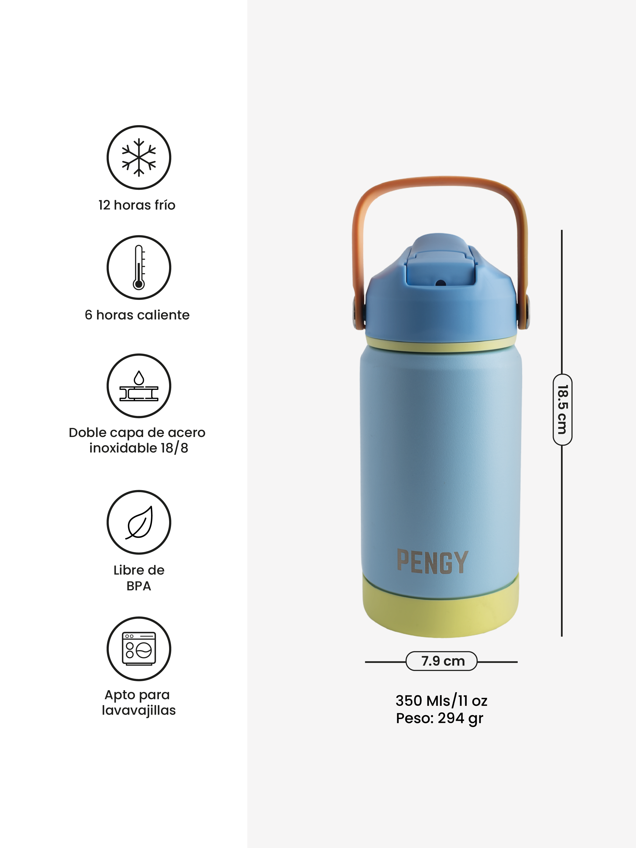 Image of Termo PENGY Kids - 350 Mls