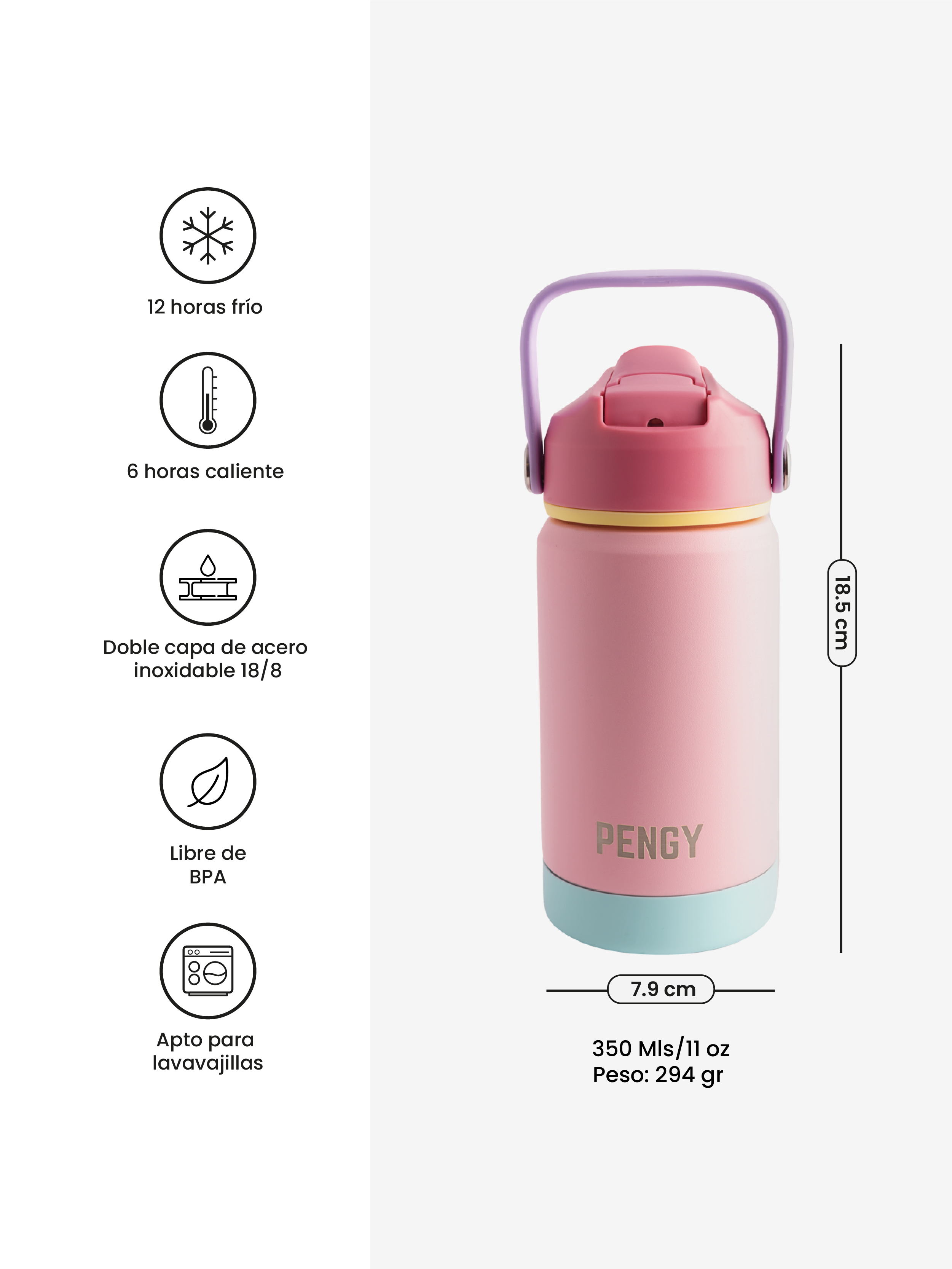 Image of Termo PENGY Kids - 350 Mls
