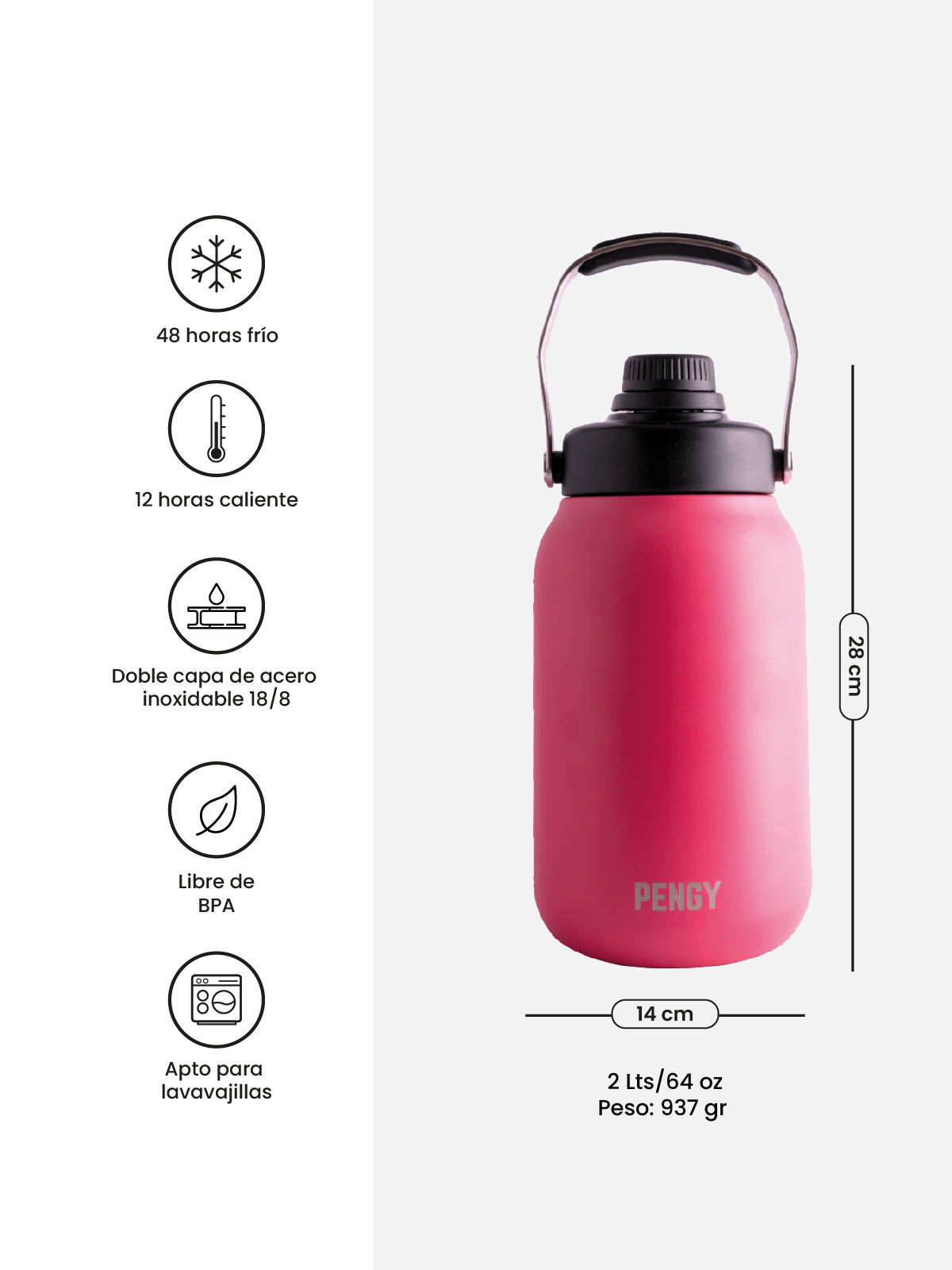 Image of Termo PENGY PRO - 2 Litros