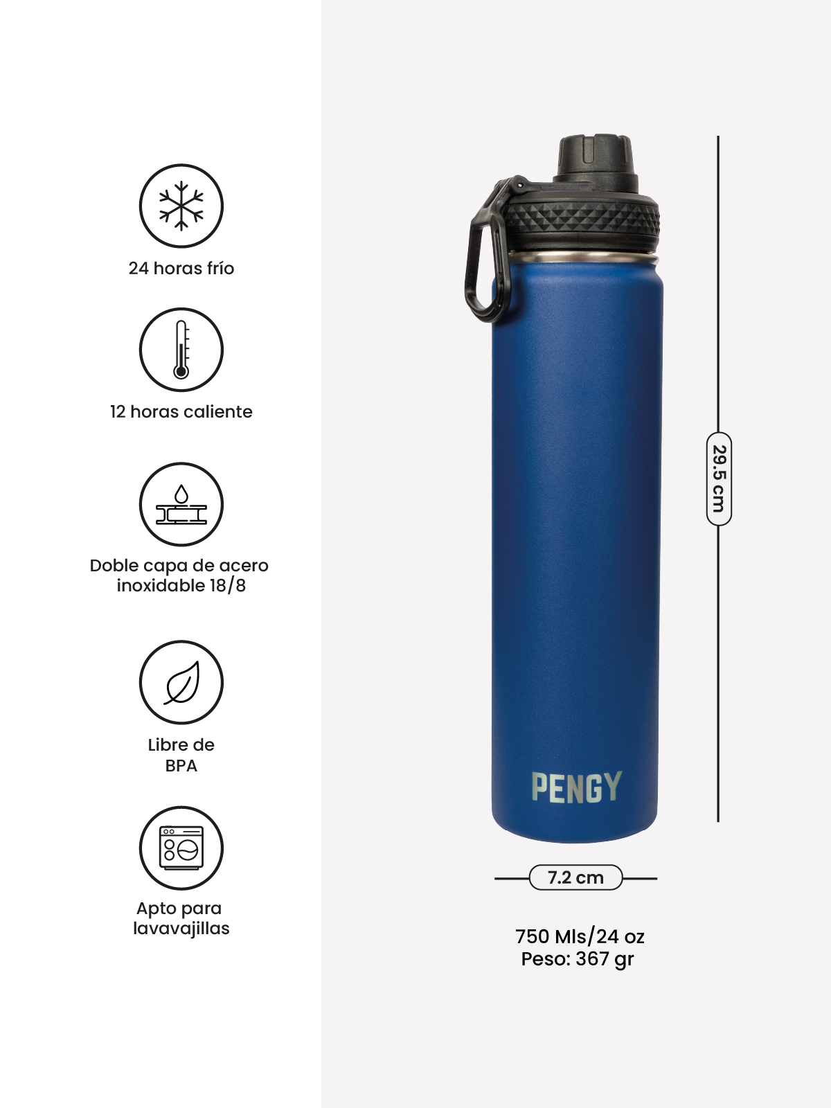 Image of Termo Pengy PRO con Agarre Móvil