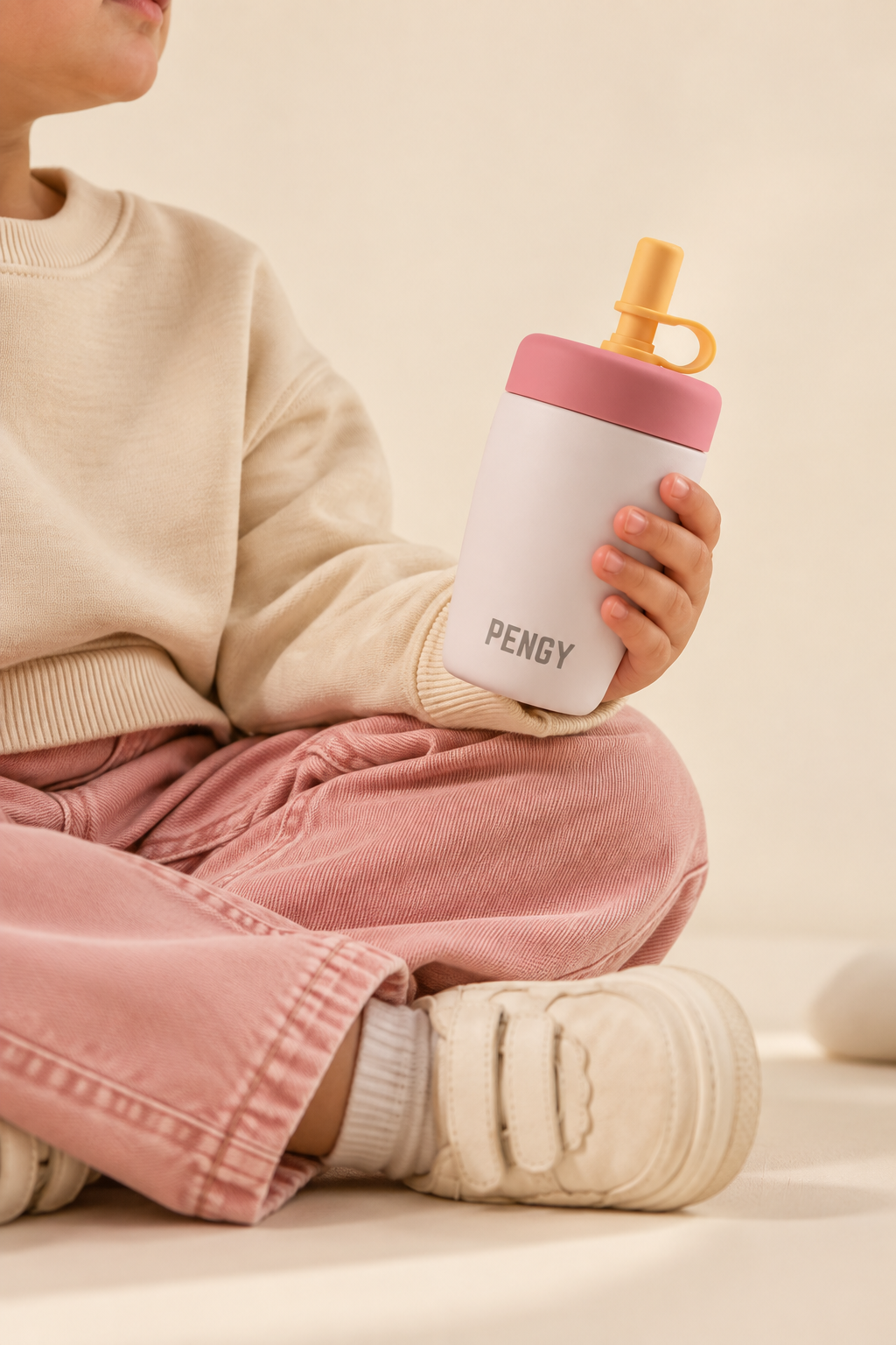 PENGY SIP - Vaso con pitillo de silicona