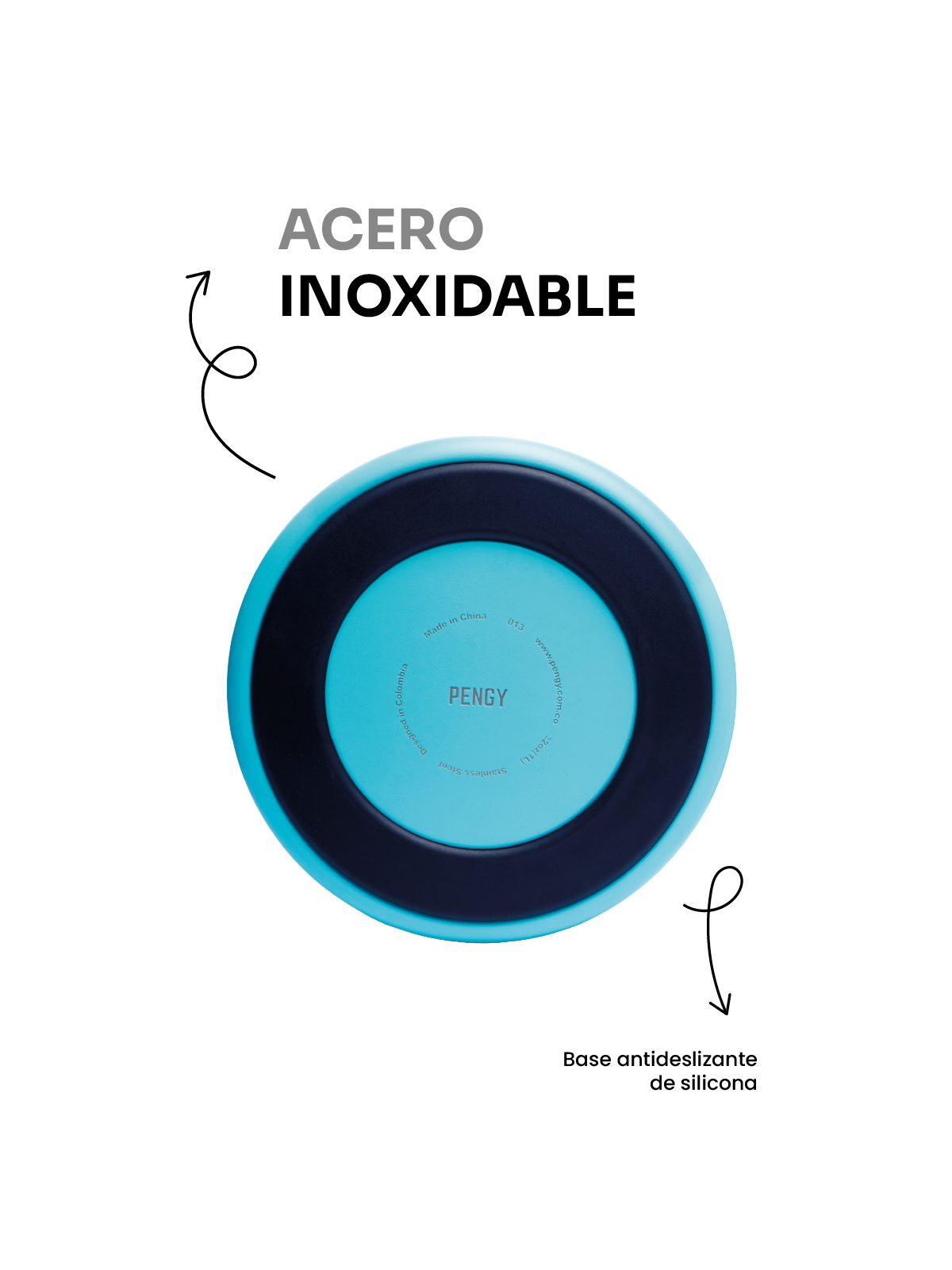 Image of PENGY Pet Bowl - Plato De Comida Para Mascotas