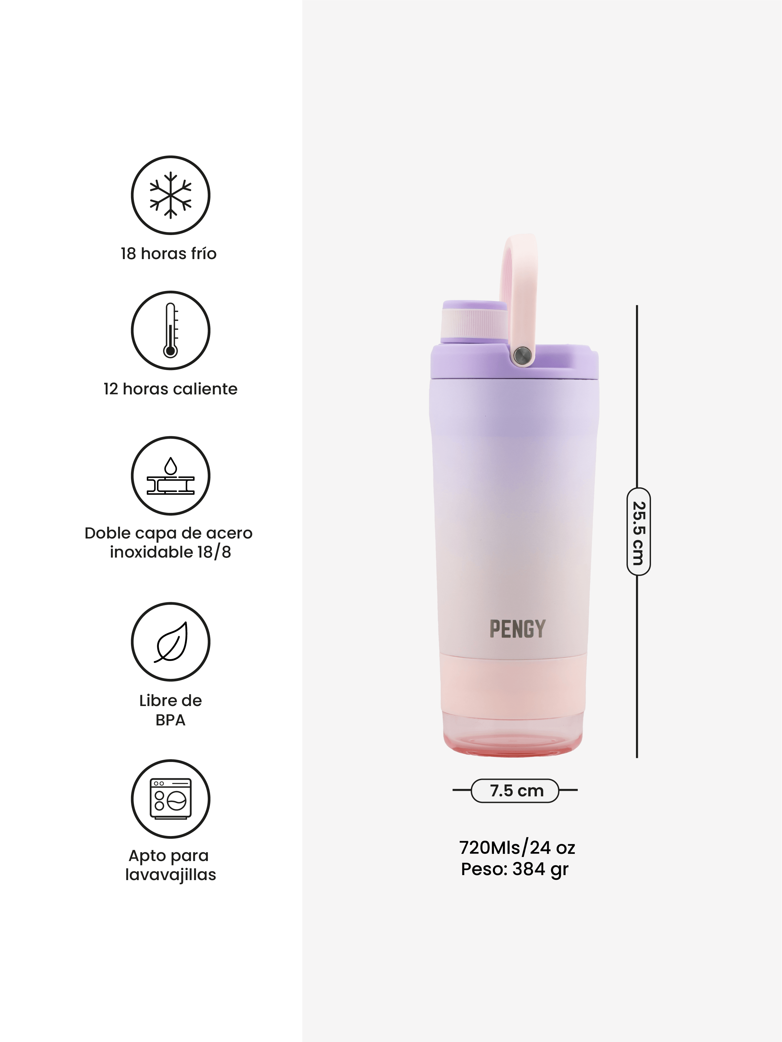 Image of PENGY Shaker - Botella Mezcladora Para Gimnasio