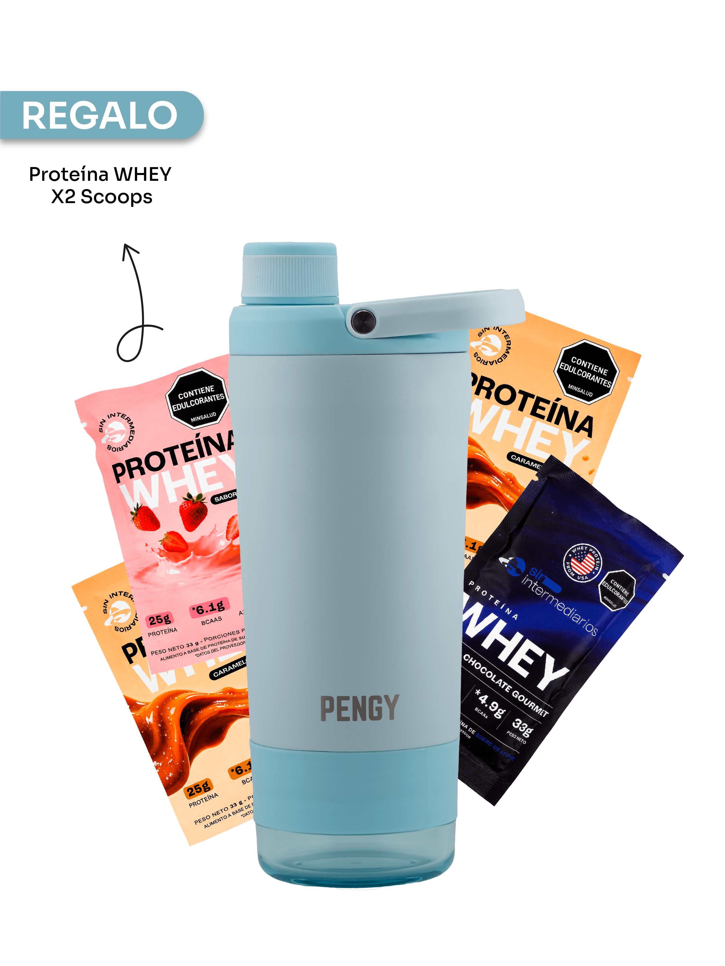 Image of PENGY Shaker - Botella Mezcladora Para Gimnasio